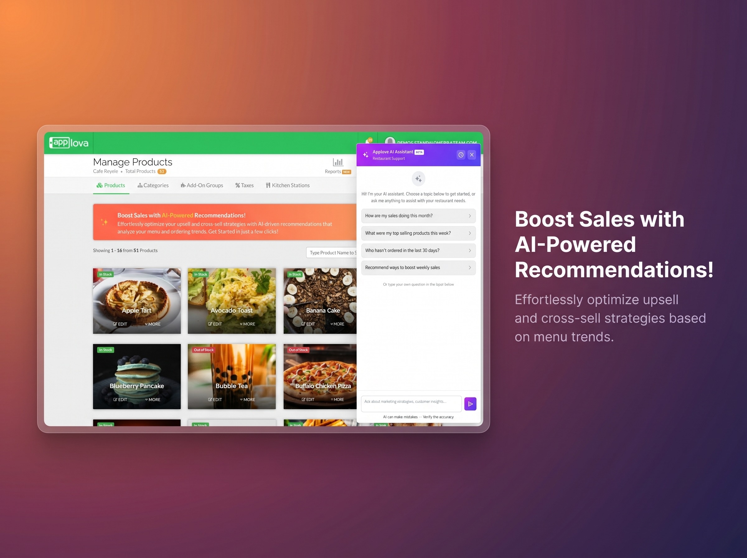 Applova AI Assistant screenshot