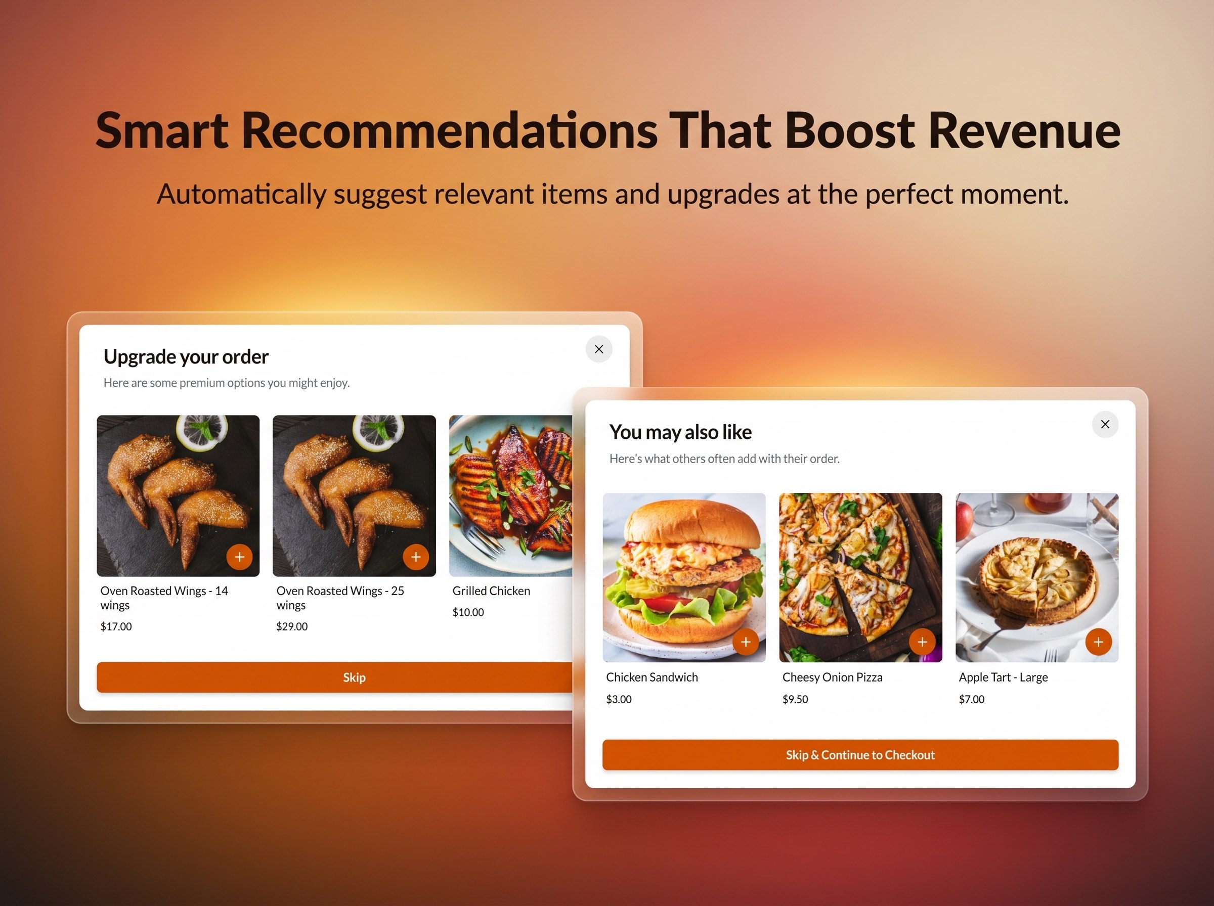 AI Product Recommendations screenshot
