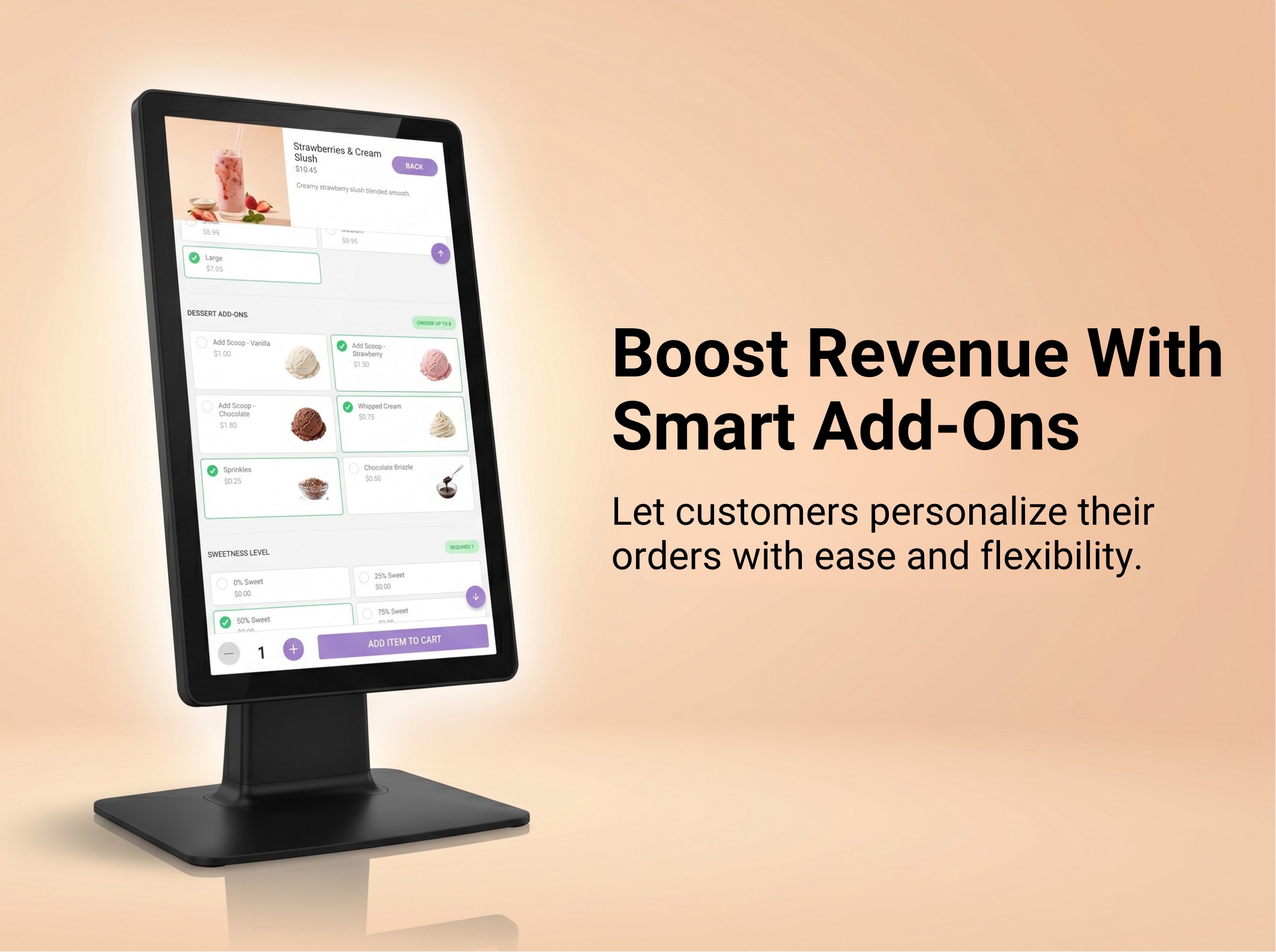 Self Ordering Kiosk screenshot