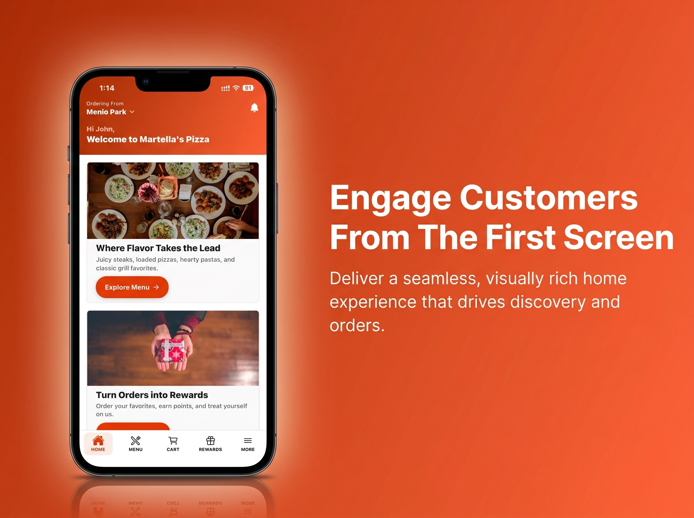 Branded Restaurant Apps screenshot