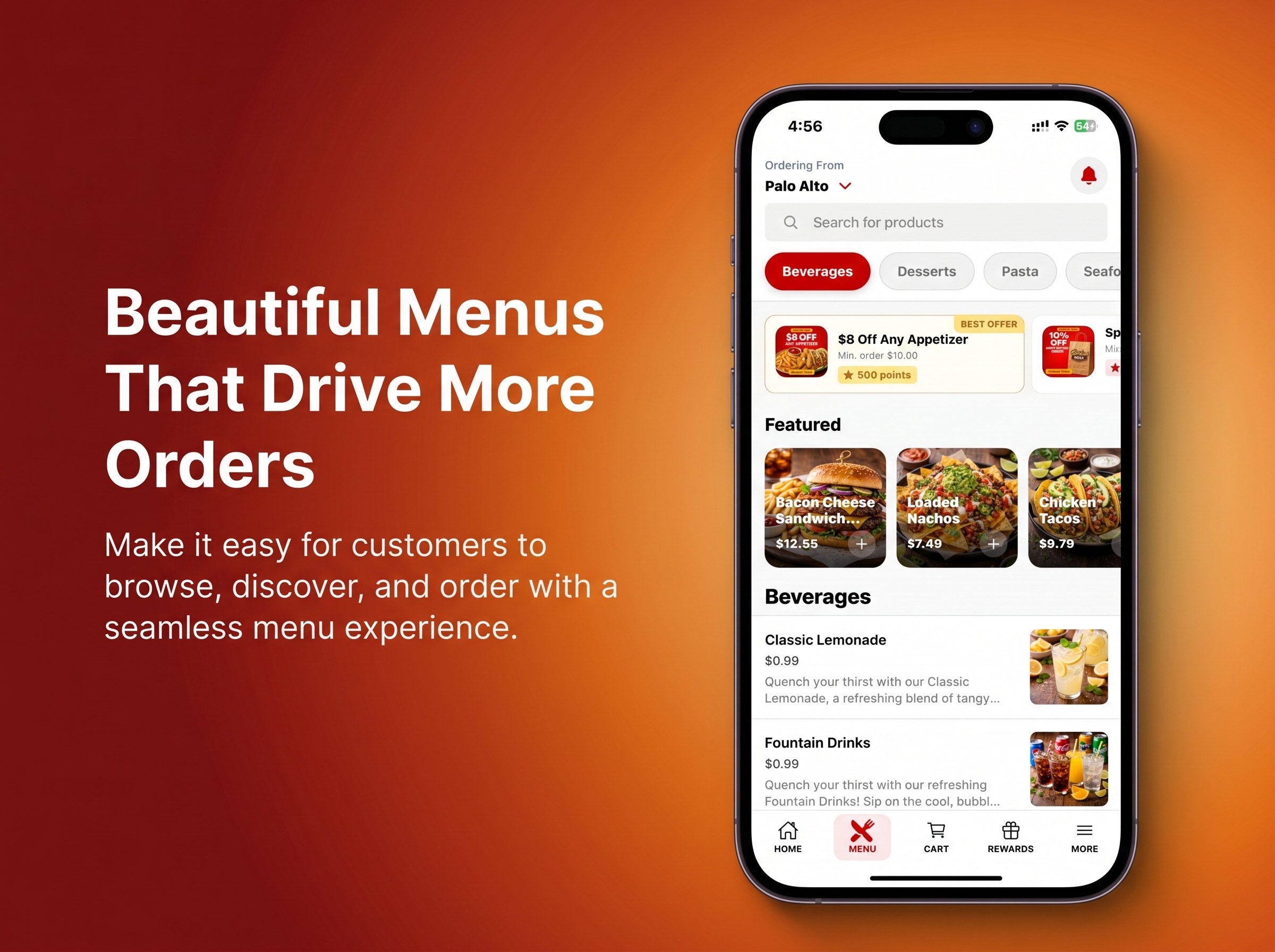 Branded Restaurant Apps screenshot