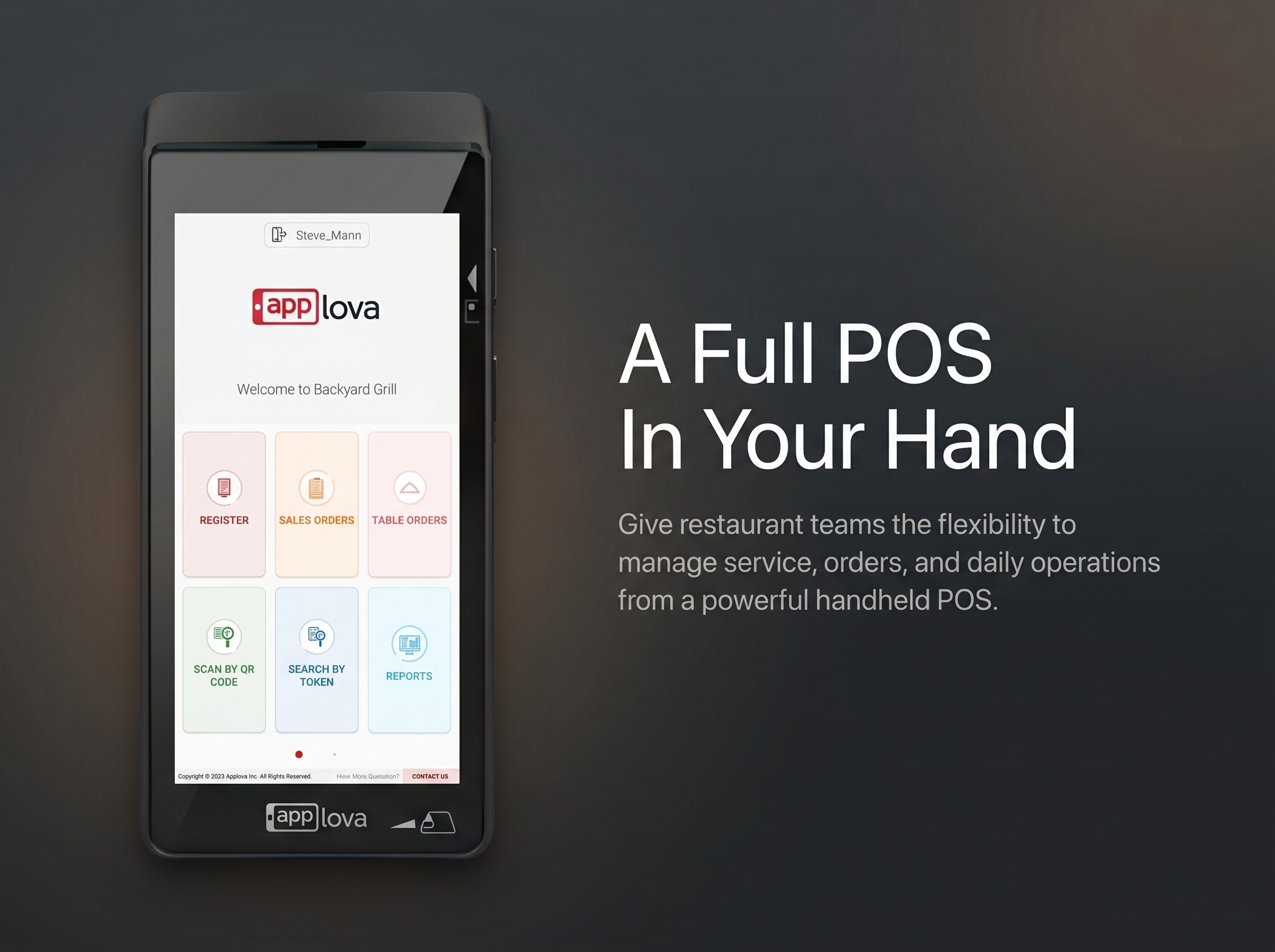 On the Go POS screenshot