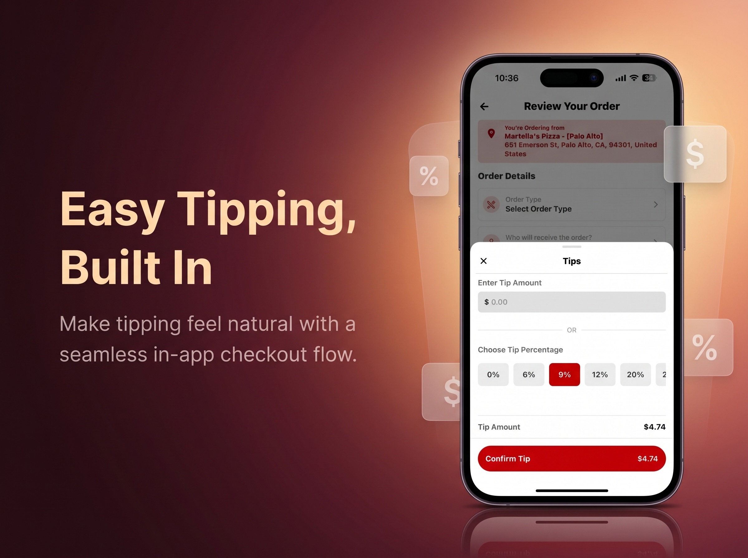 Tipping screenshot
