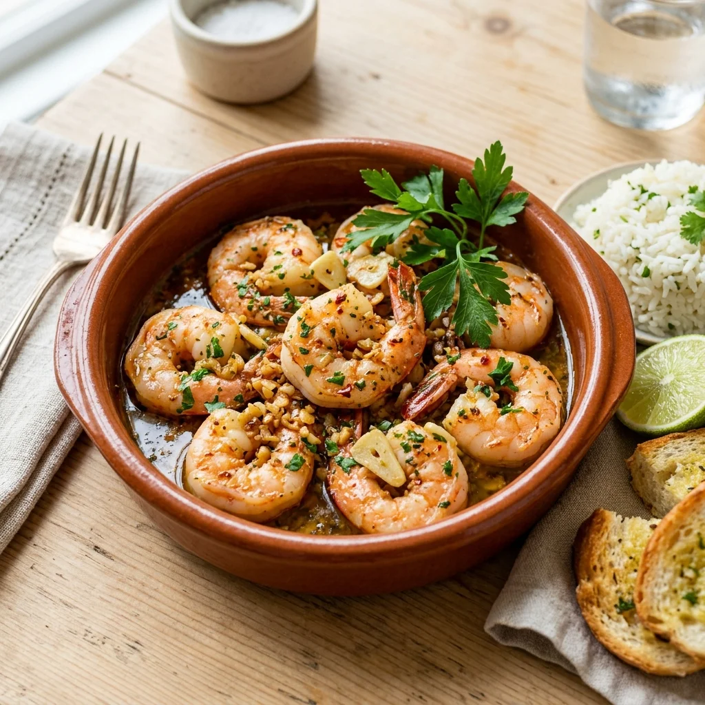 Camarones al Ajillo