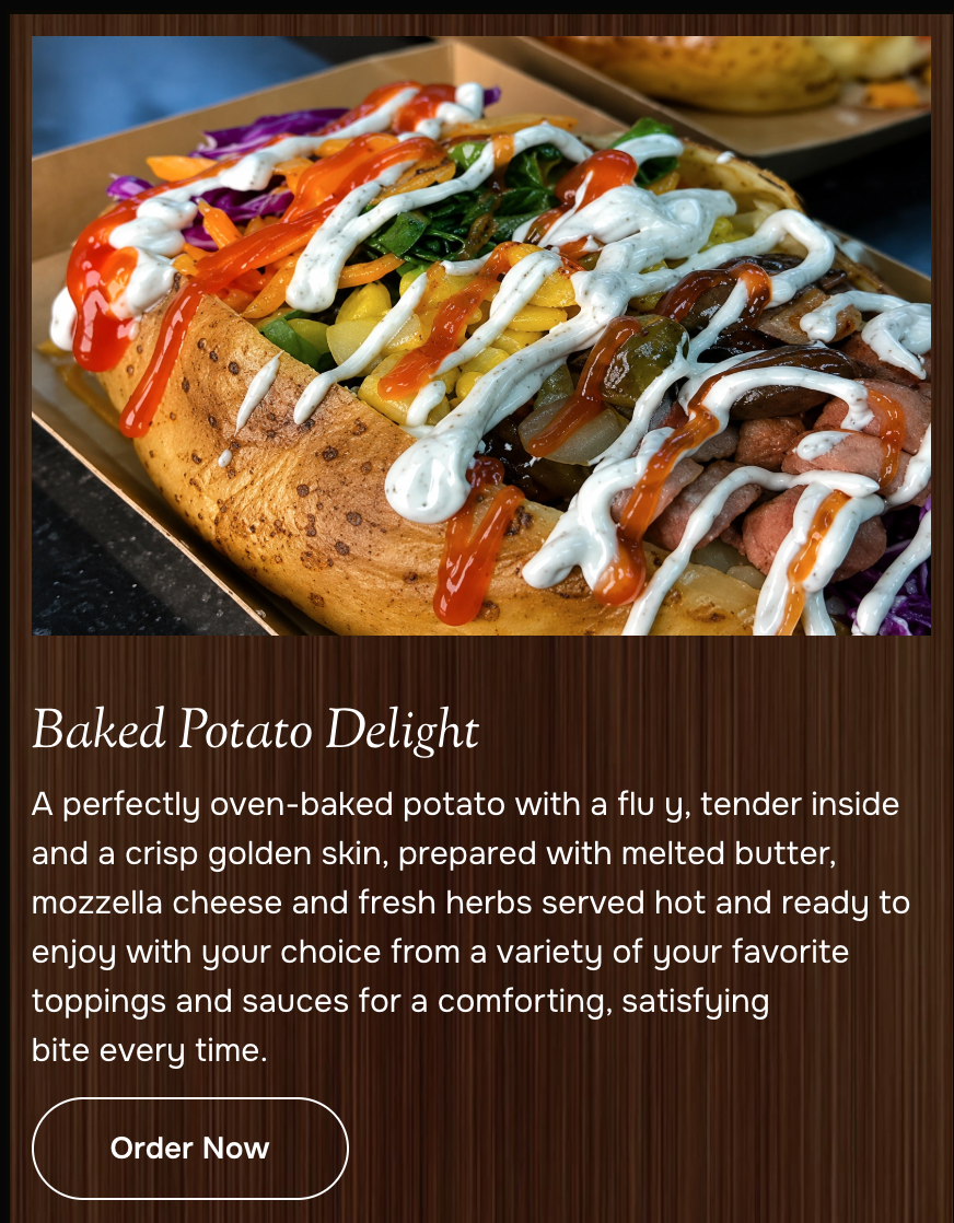 Baked Potato Delight